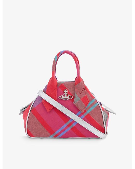 Vivienne Westwood Yasmine Mini Woven Crossbody Bag in Pink Lyst