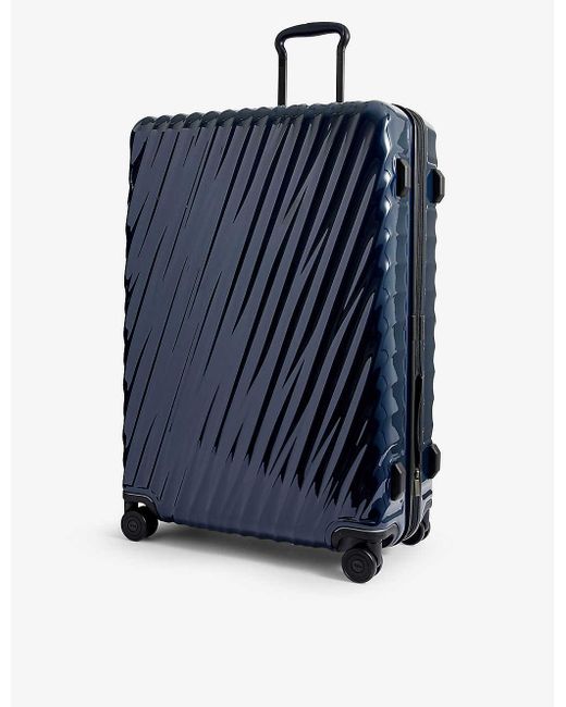 Tumi Blue Extended Trip Expandable Four-wheeled Suitcase