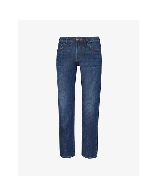 Emporio Armani Blue J21 Slim-fit Jeans for men