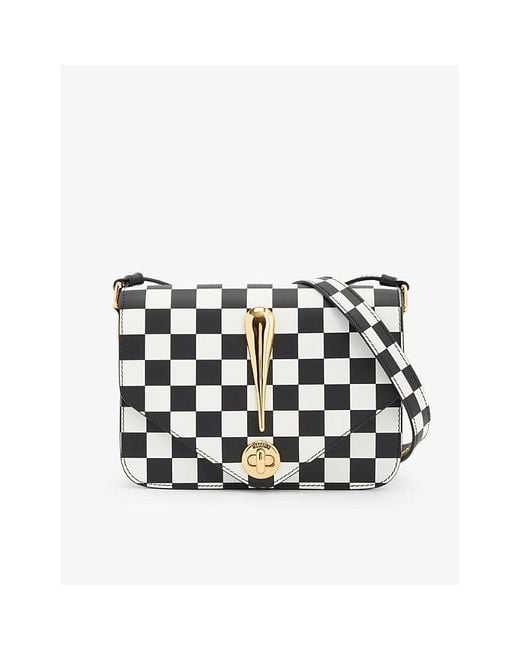 Moschino Black Gone With The Wind Leather Cross-body Bag