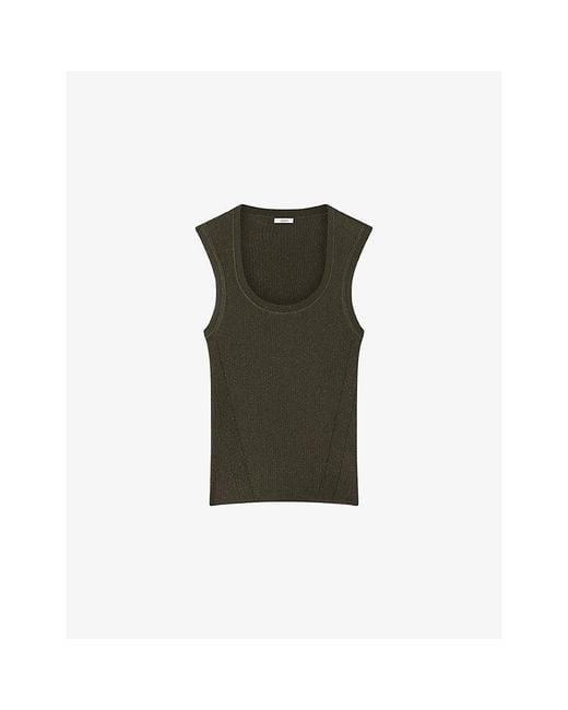 Joseph Green Alaou Ribbed Knitted Tank Top