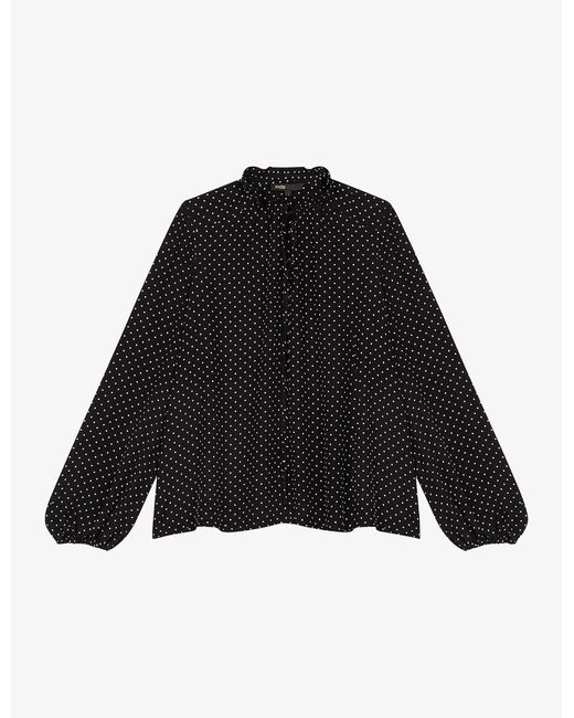 maje polka dot