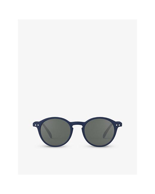 Izipizi Gray Vy #d Round-frame Acetate Sunglasses