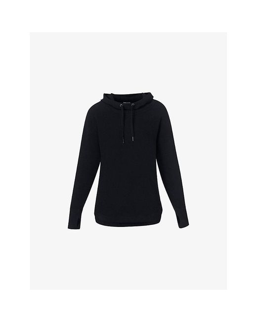 Sweaty Betty Black Escape Luxe Fleece Jersey Hoody
