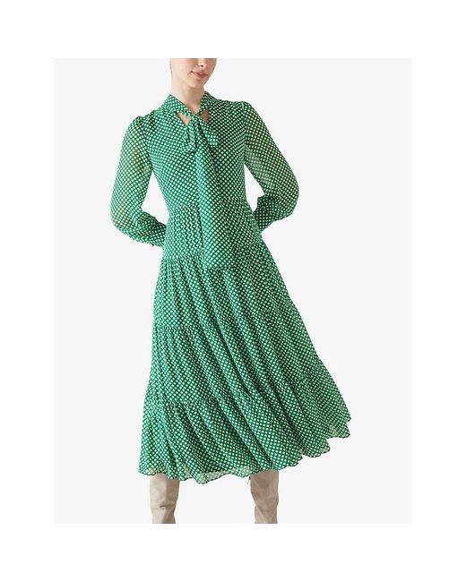 Green dress lk bennett 2025