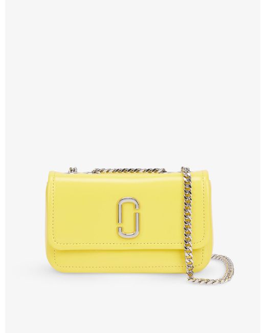Marc Jacobs The Glam Shot Leather Crossbody Bag in Yellow Lyst Australia