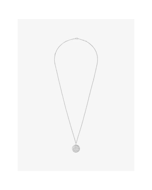 Van Cleef & Arpels White Zodiaque Medal Libra Rhodium-Plated 18Ct- Pendant