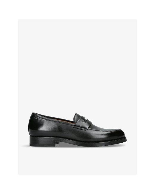 Bally Black Schoenen Panelled Leather Loafers for men
