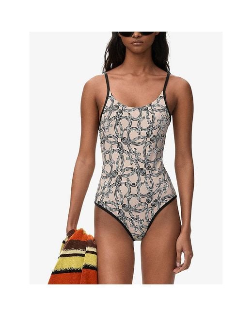 Loewe Multicolor X Paula's Ibiza Brand-Print Tech-Jersey Swimsuit