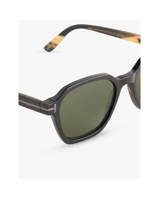 Tom Ford Green Ft1297 Horn Sunglasses for men