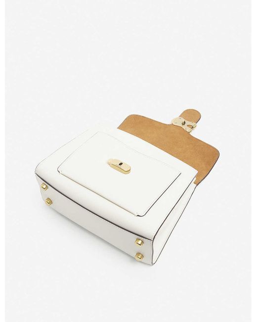 COACH Tabby Top Handle Bag 20 in White | Lyst
