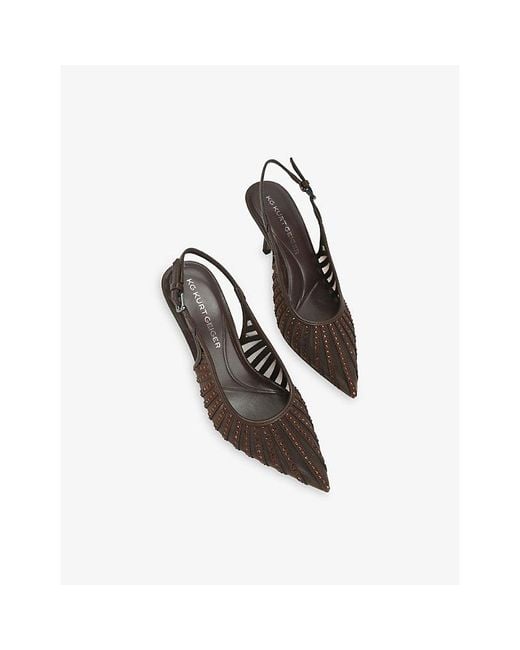 KG by Kurt Geiger Brown Suzie Mesh Courts