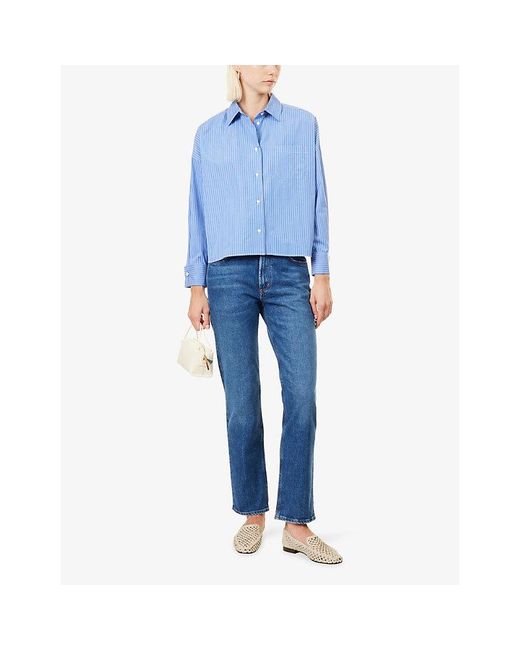 Citizens of Humanity Blue Savannah Cigarette Denim Jeans