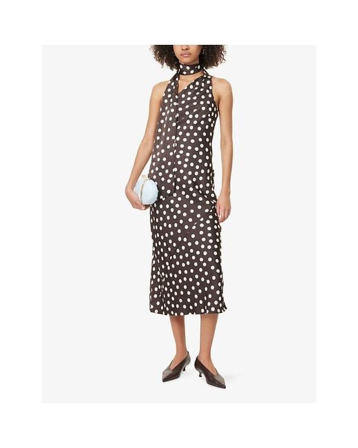 Pretty Lavish Black Sheree One-Shoulder Woven Maxi Dress