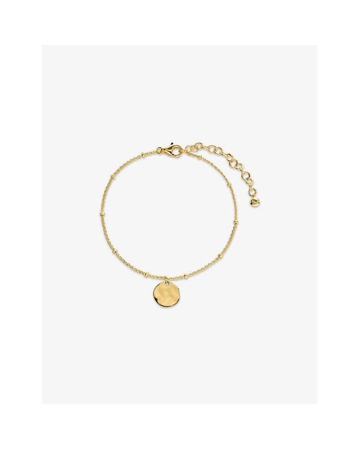 Monica Vinader Metallic Mv Siren Muse Disc 18Ct Vermeil Chain Bracelet