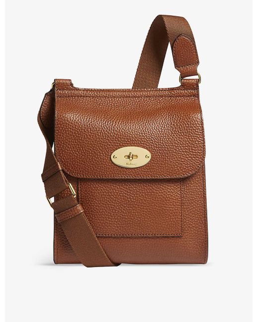 Mulberry Brown Antony Small Leather Cross-body Bag
