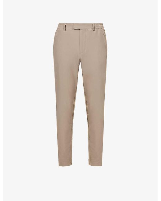 Represent Core Slim-fit Tapered Stretch-woven Trousers in Natural for ...