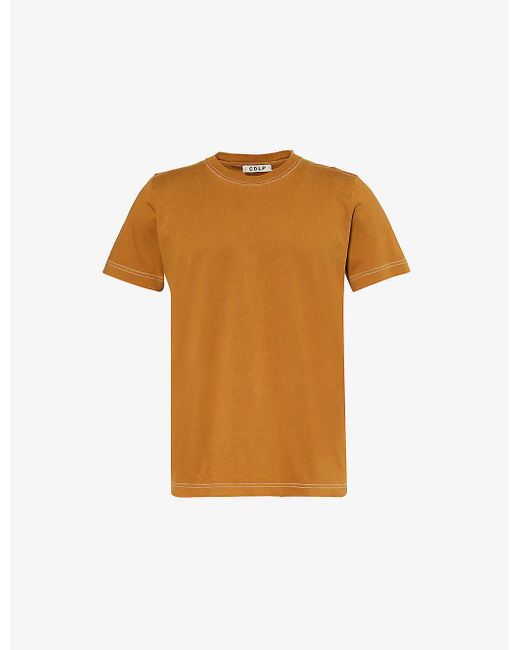 CDLP Brown Cinmon Regular-fit Cotton-blend Jersey T-shirt for men