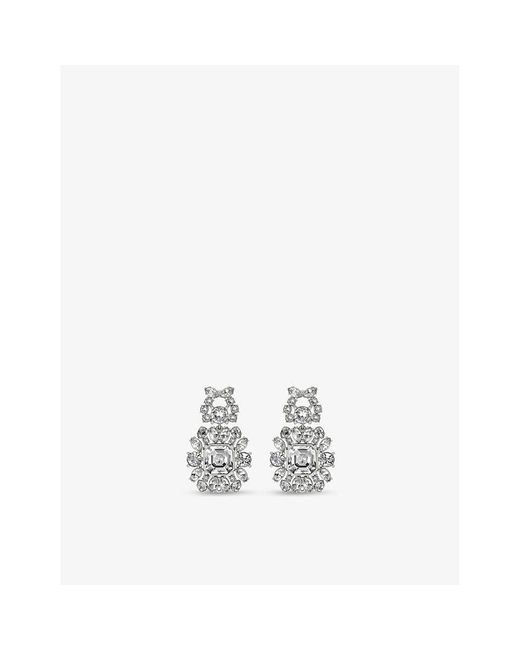 Gucci crystal-embellished Double G clip-on earrings