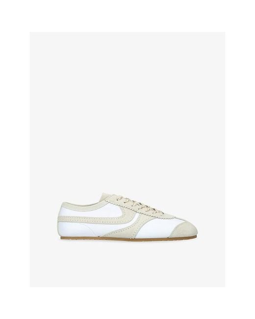 Dries Van Noten White Dustin Leather Trainers for men