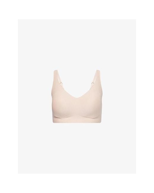 Chantelle White Lab Softstretch Power Non-Wired Bra