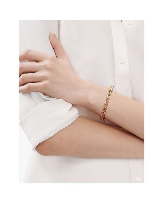 Tiffany & Co Metallic Tiffany Hardwear Medium Link 18Ct- Bracelet