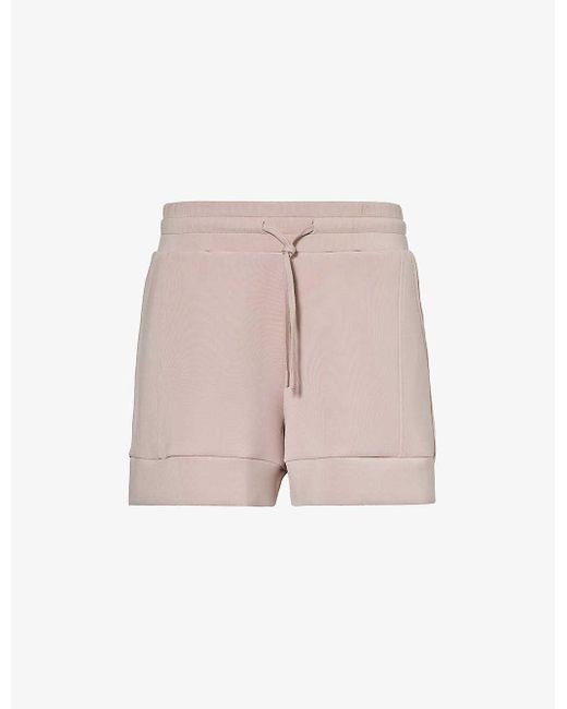 Varley Pink Atrium Drawstring-waist Stretch-woven Shorts