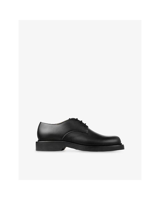 Jimmy Choo Black Rowan Derby Leather Shoes
