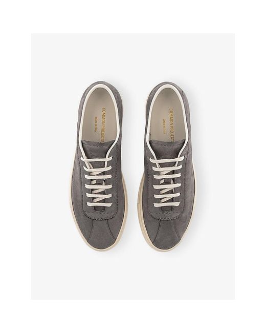 Common Projects Gray Tennis Leather Trainers for men