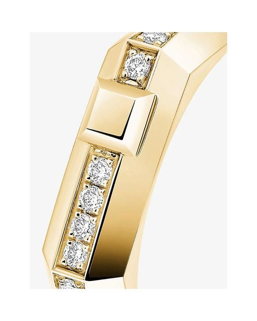 Messika Metallic Moderniste 18Ct And 0.15Ct Diamond Ring