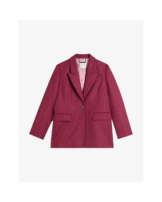 Ted baker top red jacket