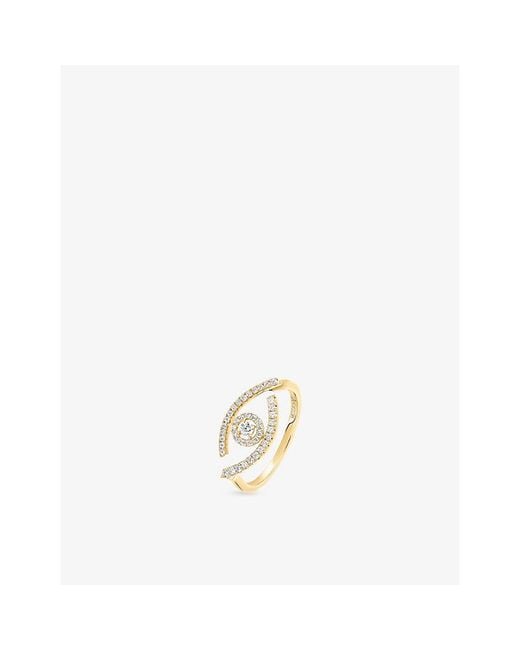 Messika Metallic Lucky Eye 18Ct- And 0.22Ct Diamond Ring