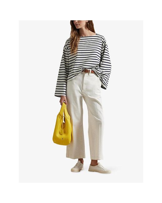 Polo Ralph Lauren Multicolor Striped Relaxed-Fit Cotton-Jersey Top