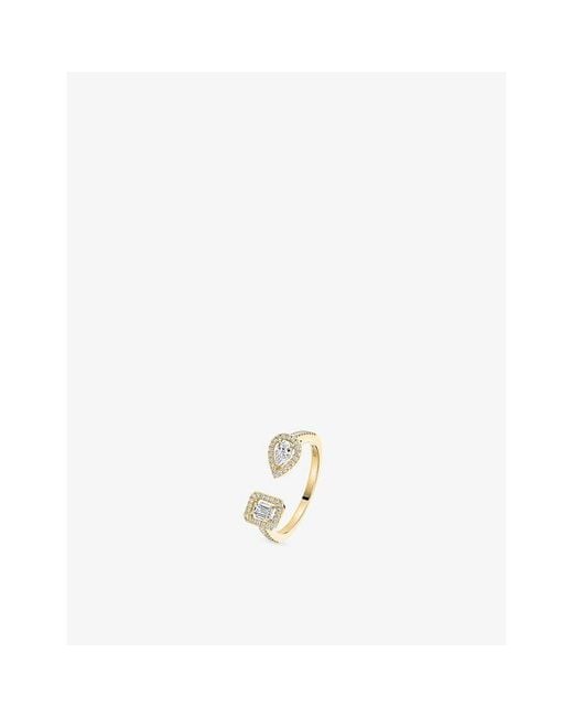 Messika White My Twin Toi & Moi 18Ct- And 0.45Ct Diamond Ring