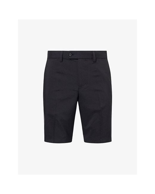 J.Lindeberg Blue Mitch Carryover Tailored Woven Shorts for men