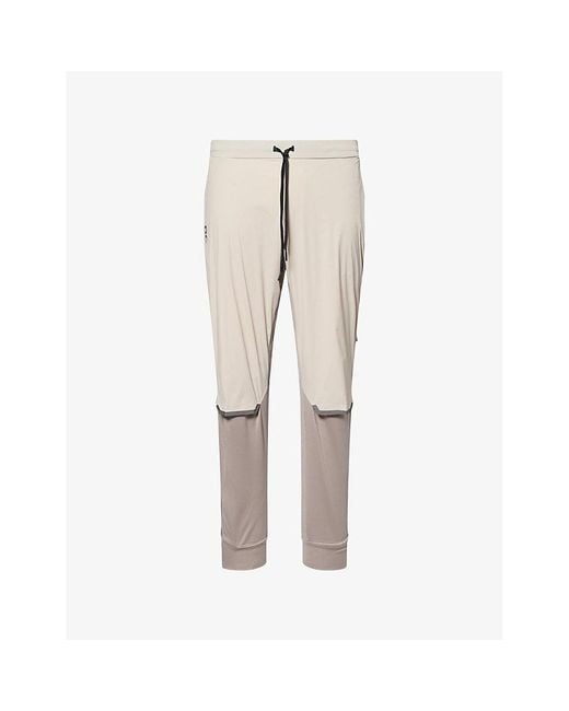 On Shoes Natural Weather Tapered-Leg Stretch-Woven Jogging Bottoms for men