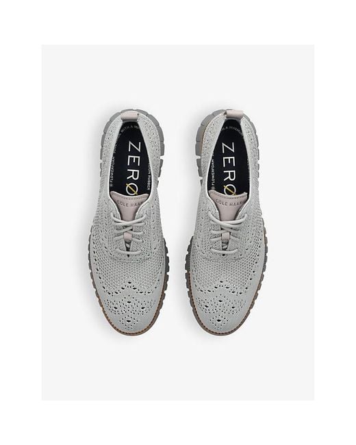 Cole Haan Zerøgrand Wingtip Stitchlite Knitted Oxford Shoes in