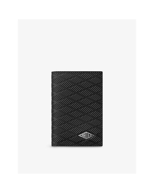 Cartier Black Losange Leather Card Holder for men