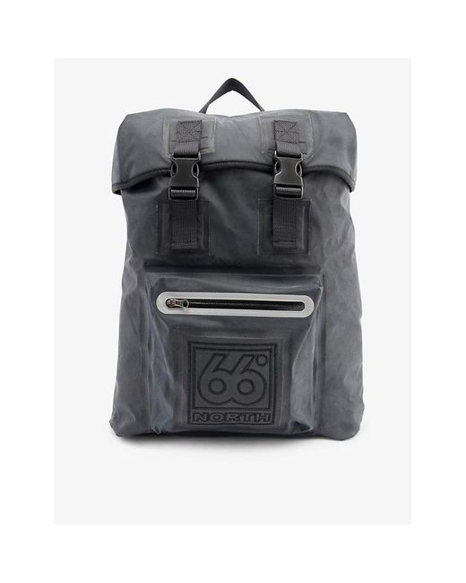 66 North Gray Exclusive Unisex Logo-embroidered Shell Backpack