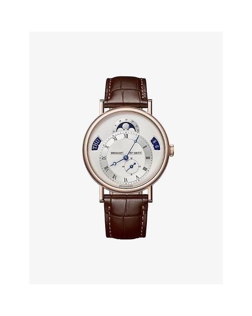 Breguet White Tradition Quantième Rétrograde 7597 18Ct Rose- Automatic Watch 40Mm for men