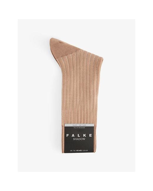 Falke Natural Shadow Striped Cotton Socks for men