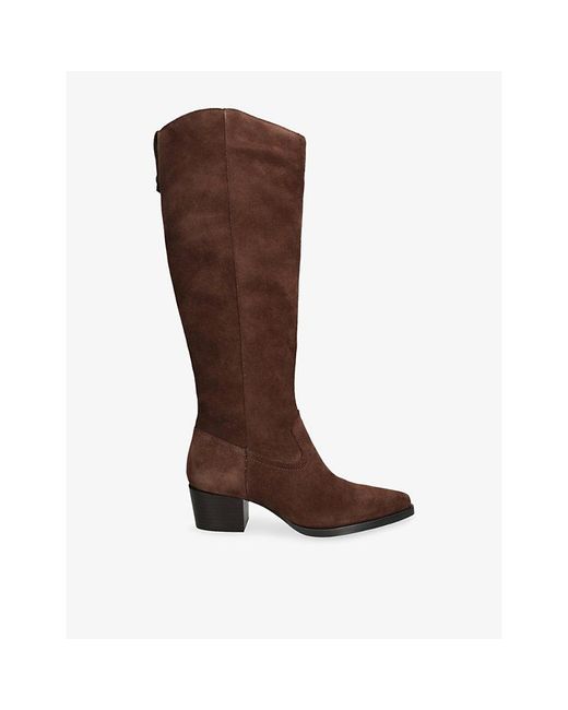 Dolce Vita Brown Virona H2O Suede Heeled Boots