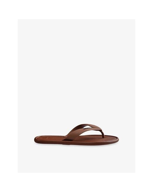 Havaianas Brown Puffed Up Rubber Flip-Flops