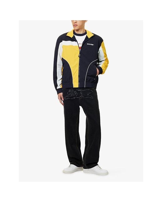 ICECREAM Blue Soft Serve Stand-Collar Shell Track Jacket for men