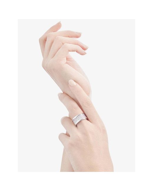 BVLGARI White B.Zero1 18Kt And Diamond Ring