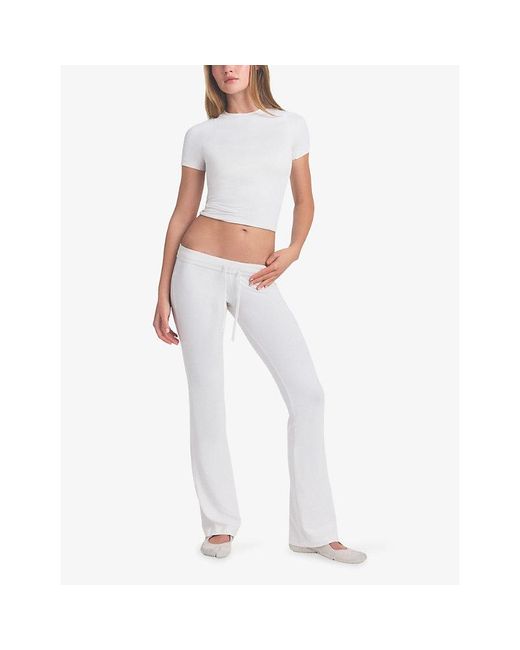 NikeSKIMS White Airy Baby Jersey T-Shirt