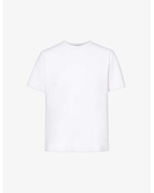 GOOD AMERICAN White Heritage Regular-fit Cotton-jersey T-shirt