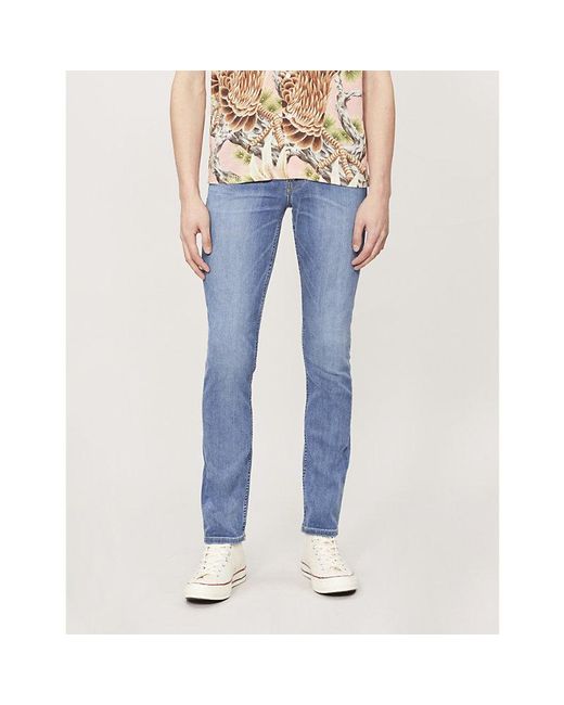 PAIGE Blue Lennox Slim-Fit Jeans for men
