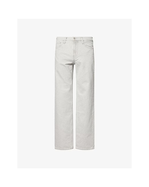 PAIGE Gray Doheny Straight-Leg Denim Jeans for men