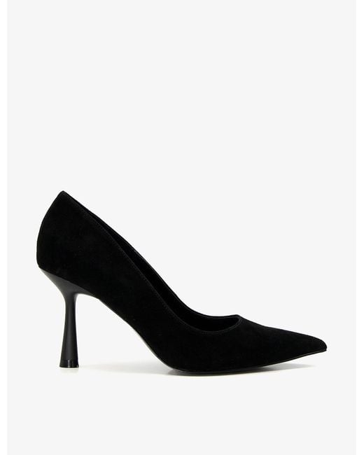 Dune Autograph Pointed-toe Suede Courts in Black-Suede (Black) | Lyst